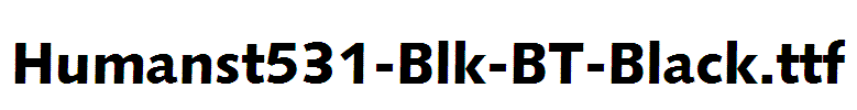 Humanst531-Blk-BT-Black