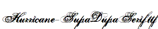 Hurricane-SupaDupaSerif