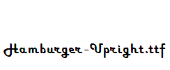 Hamburger-Upright