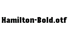 Hamilton-Bold