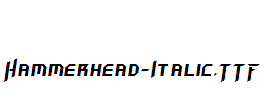 Hammerhead-Italic