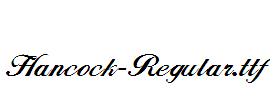 Hancock-Regular