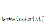 Handwritingfont