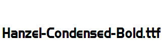 Hanzel-Condensed-Bold