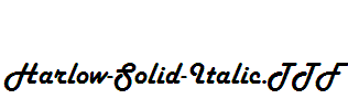 Harlow-Solid-Italic