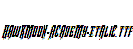 Hawkmoon-Academy-Italic