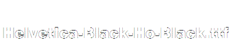 Helvetica-Black-Ho-Black