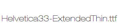 Helvetica33-ExtendedThin