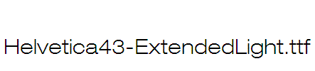 Helvetica43-ExtendedLight