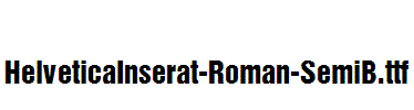 HelveticaInserat-Roman-SemiB