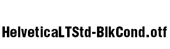 HelveticaLTStd-BlkCond