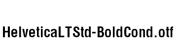 HelveticaLTStd-BoldCond