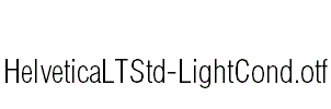 HelveticaLTStd-LightCond