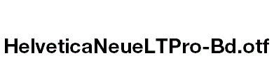 HelveticaNeueLTPro-Bd
