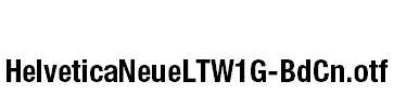 HelveticaNeueLTW1G-BdCn