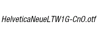 HelveticaNeueLTW1G-CnO