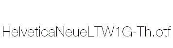 HelveticaNeueLTW1G-Th