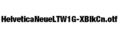 HelveticaNeueLTW1G-XBlkCn