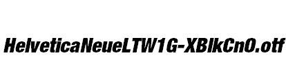 HelveticaNeueLTW1G-XBlkCnO