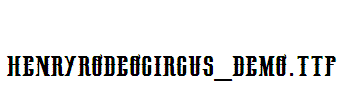 HenryRodeoCircus_demo