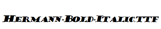 Hermann-Bold-Italic