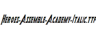 Heroes-Assemble-Academy-Italic