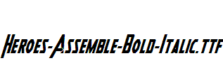 Heroes-Assemble-Bold-Italic