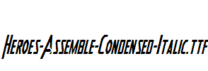 Heroes-Assemble-Condensed-Italic