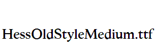 HessOldStyleMedium