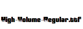 High-Volume-Regular