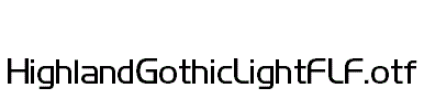 HighlandGothicLightFLF