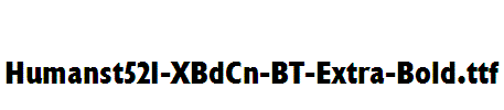 Humanst521-XBdCn-BT-Extra-Bold