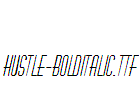 Hustle-BoldItalic