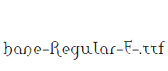 hane-Regular-E-