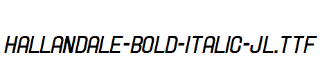 Hallandale-Bold-Italic-JL