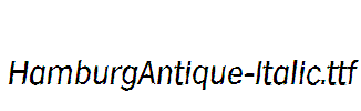 HamburgAntique-Italic