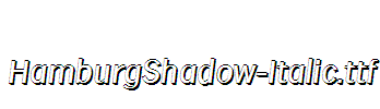 HamburgShadow-Italic