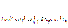 HandScriptLefty-Regular