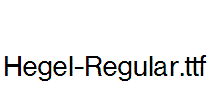 Hegel-Regular