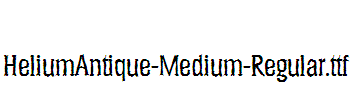 HeliumAntique-Medium-Regular