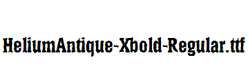 HeliumAntique-Xbold-Regular