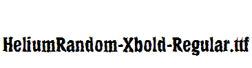 HeliumRandom-Xbold-Regular