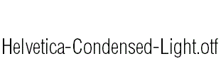 Helvetica-Condensed-Light