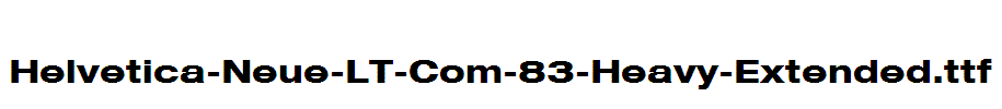 Helvetica-Neue-LT-Com-83-Heavy-Extended