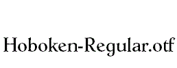 Hoboken-Regular