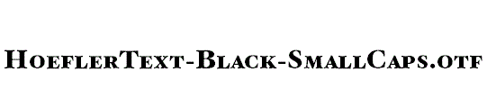 HoeflerText-Black-SmallCaps