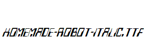 Homemade-Robot-Italic
