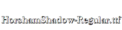 HorshamShadow-Regular