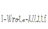 I-Wrote-All