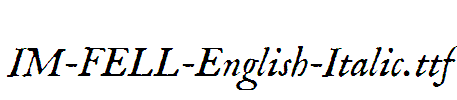 IM-FELL-English-Italic